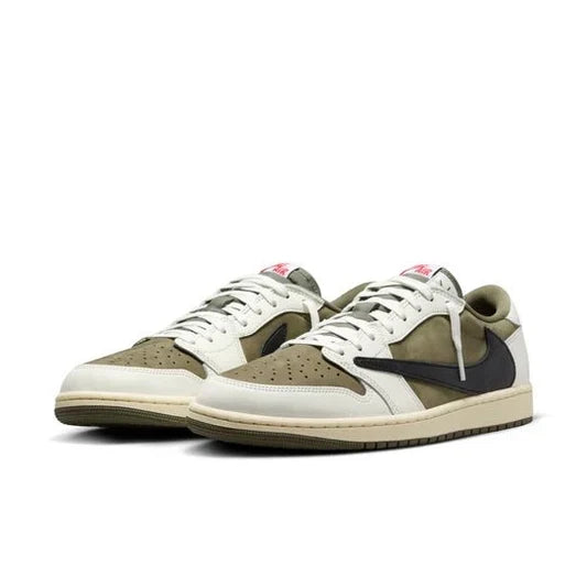 Travis Olive + roze veters