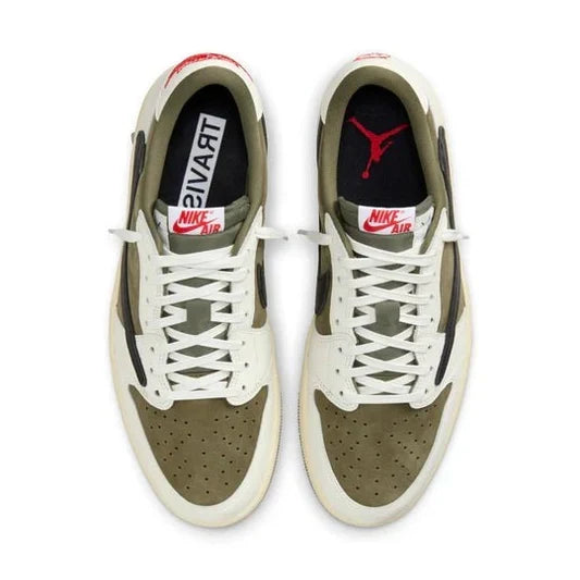 Travis Olive + roze veters
